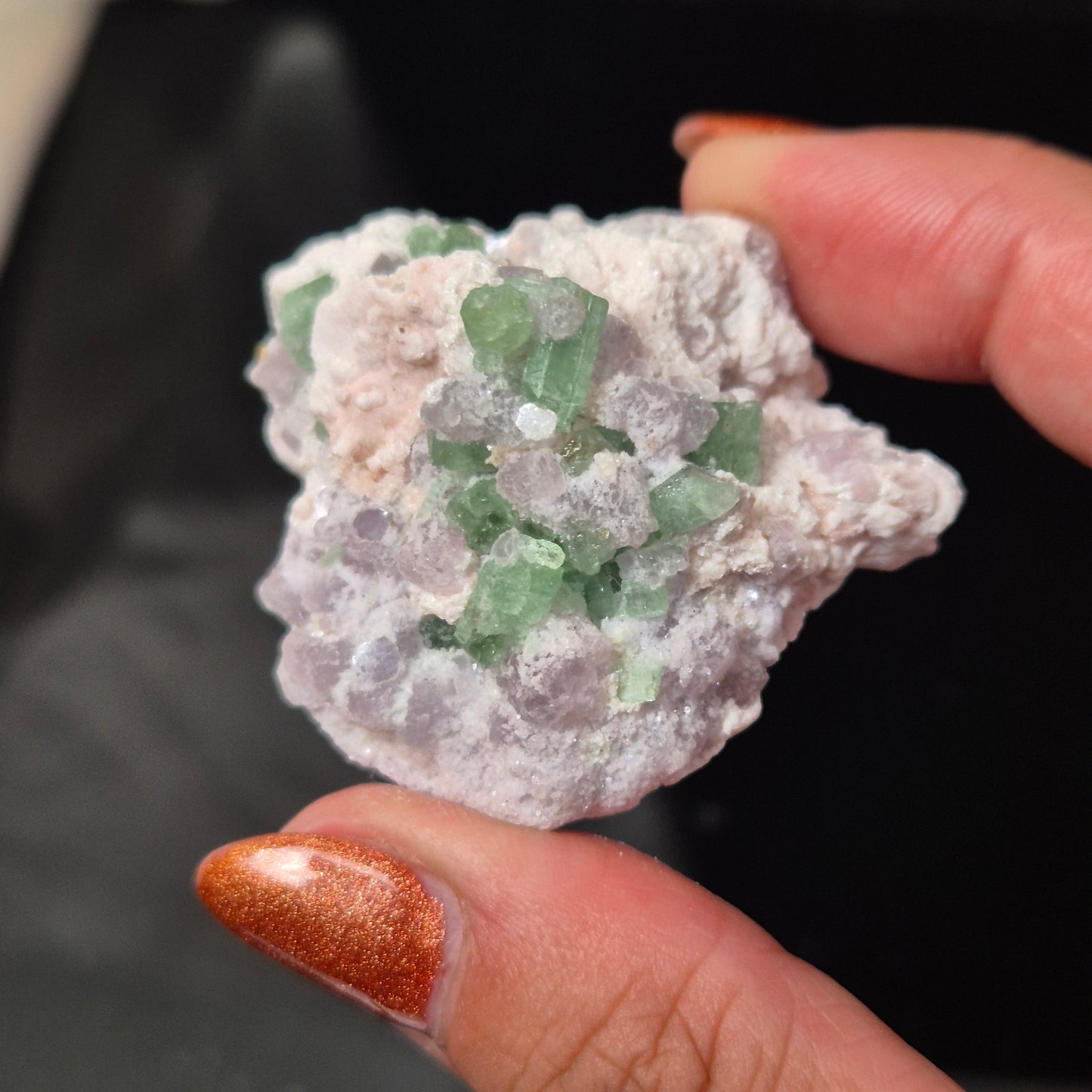 Tourmaline on matrix 9