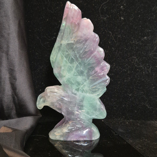rainbow fluorite eagle 1 (Henk)