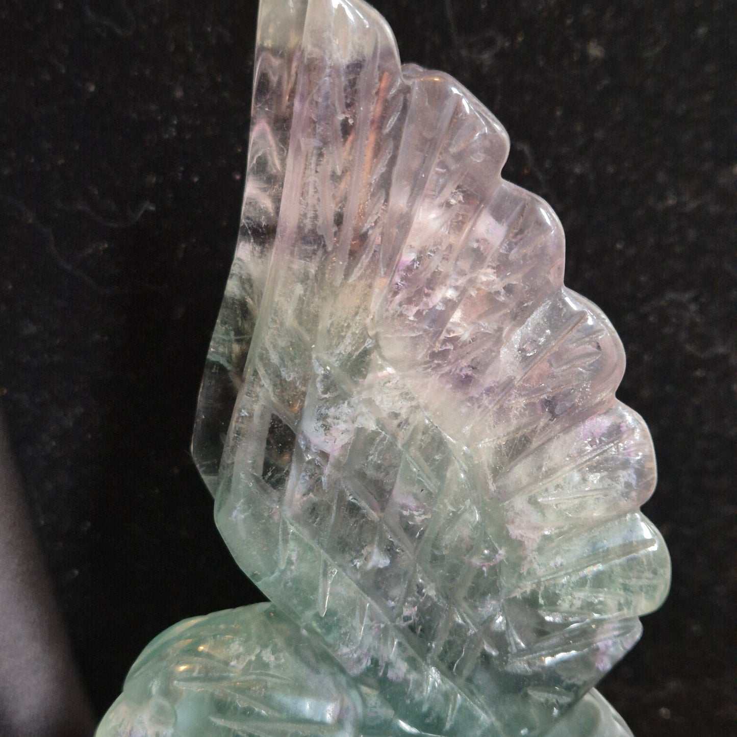 Rainbow fluorite eagle 2 (Harrie)