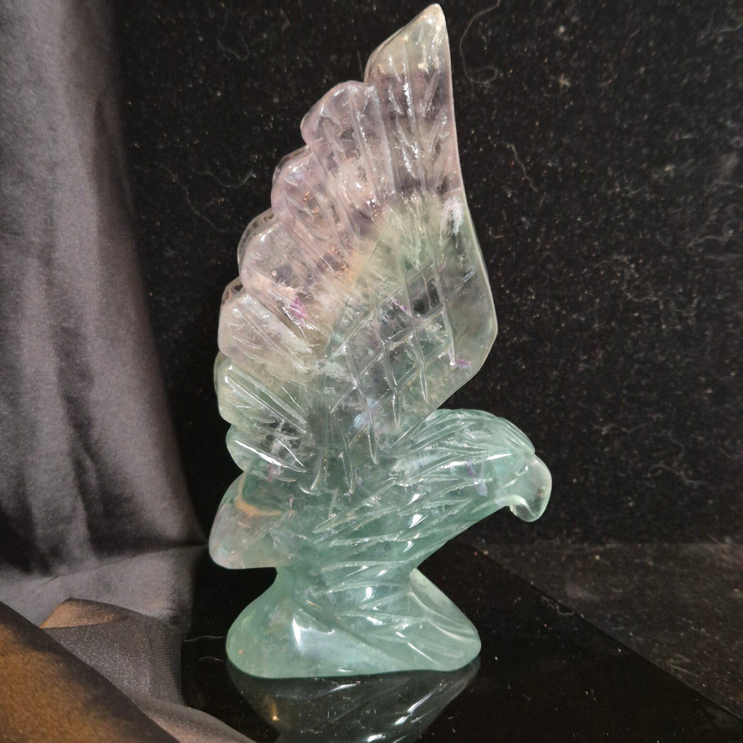 Rainbow fluorite eagle 2 (Harrie)