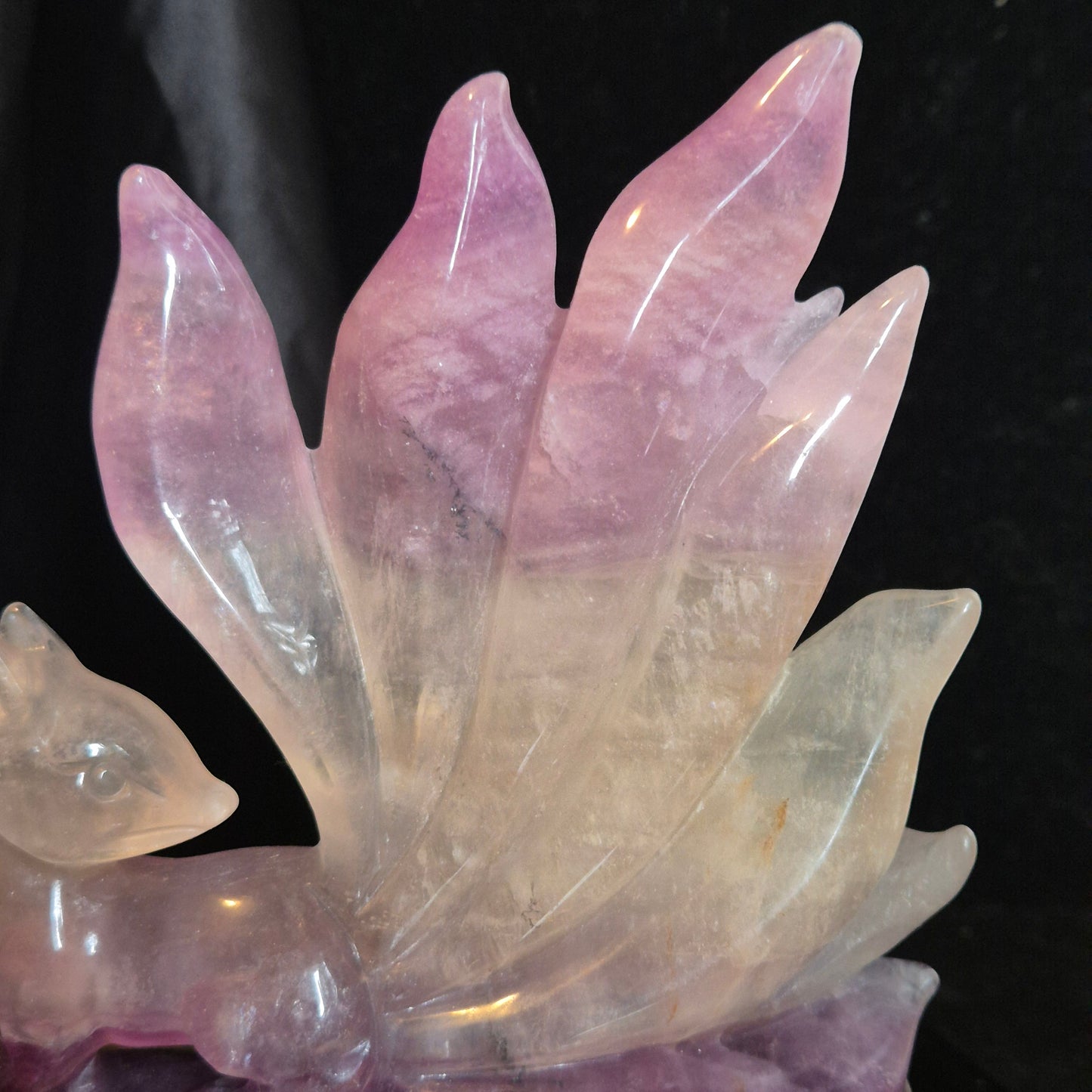 purple fluorite ninetail fox