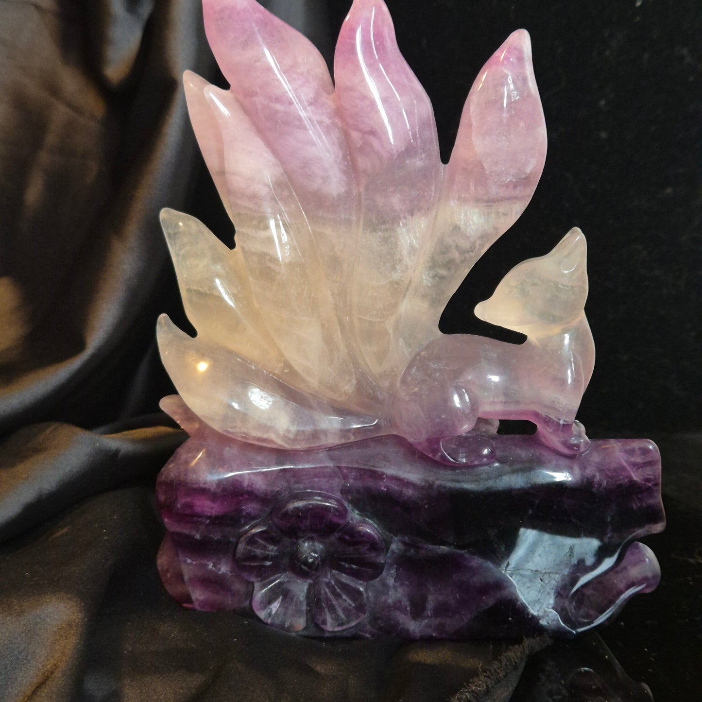 purple fluorite ninetail fox