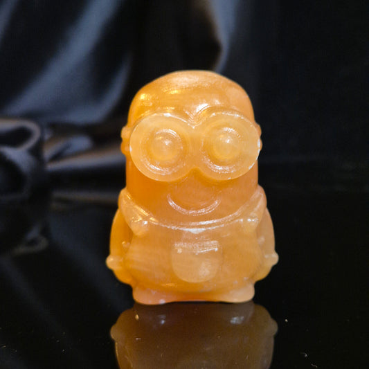 Orange calcite minion 1