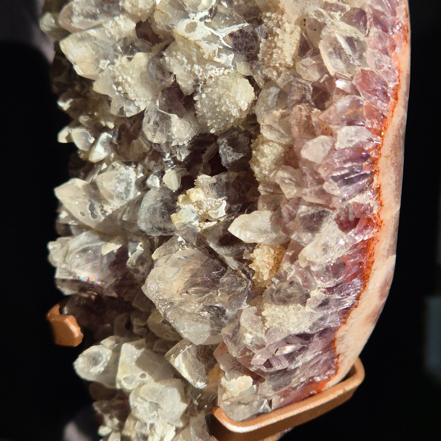 "Pink amethist" on stand