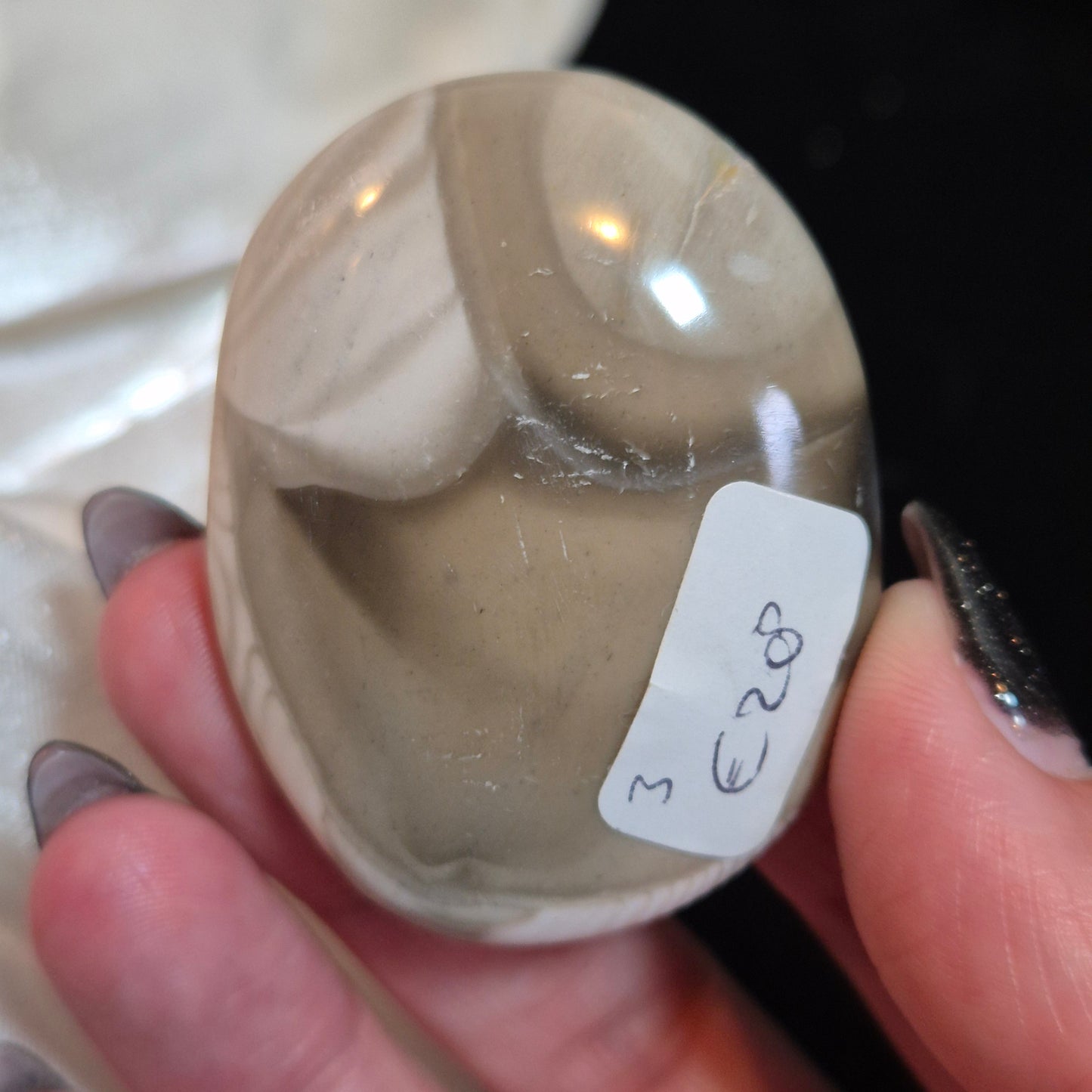 Polish flint palmstone 3