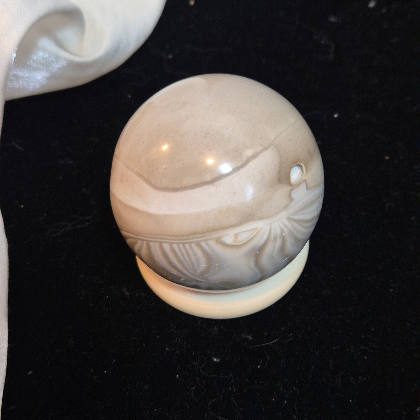 polish flint sphere 6