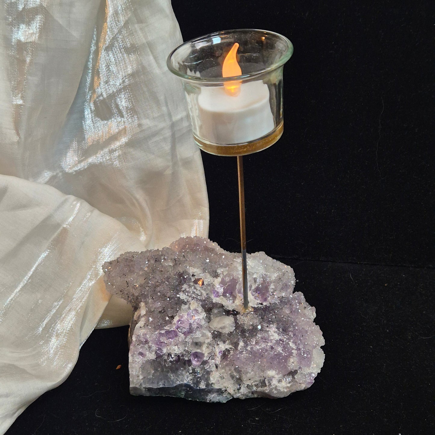 Amethist candleholder 3