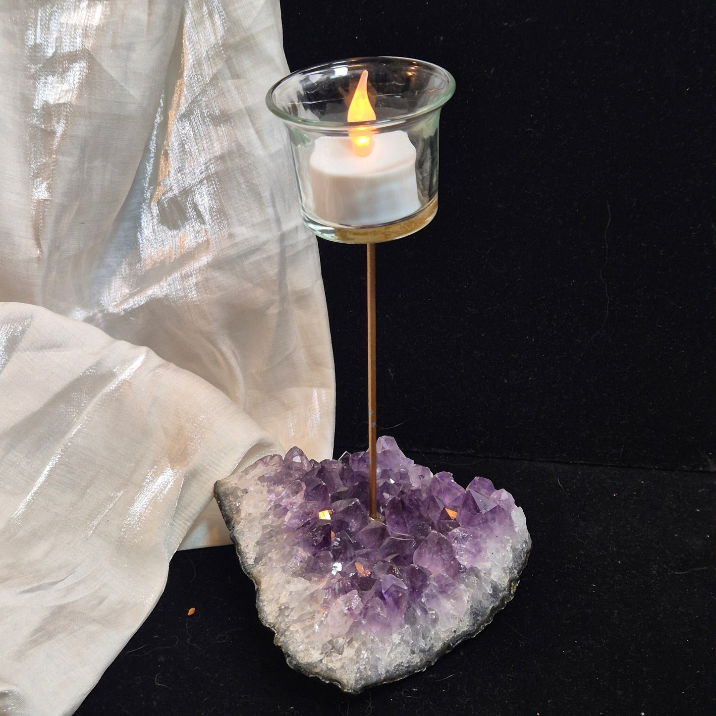 Amethist candleholder 4