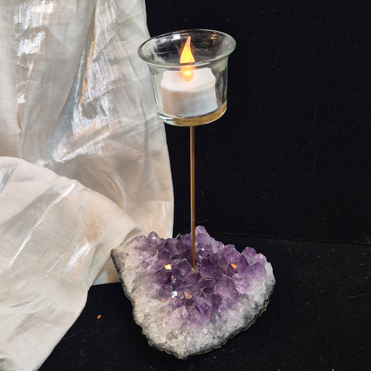 Amethist candleholder 4
