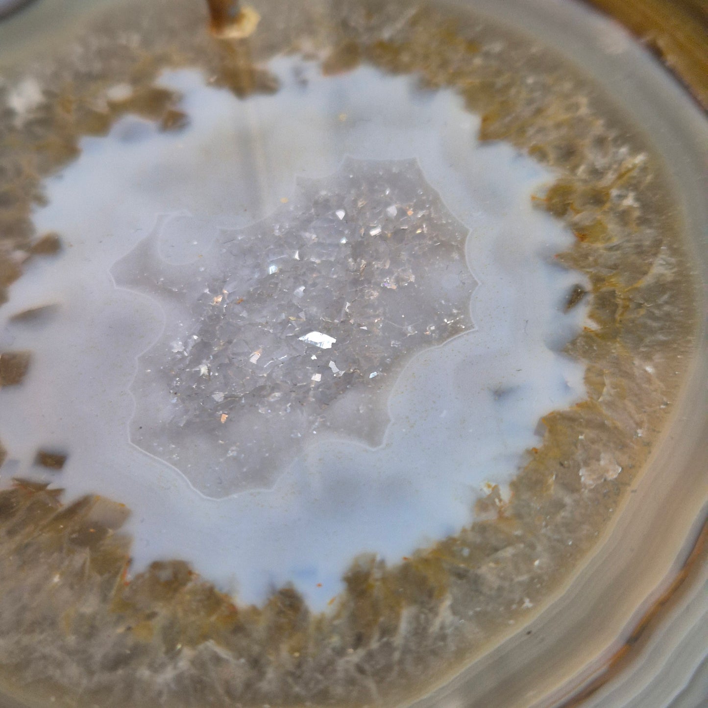 Agae / quarts candleholder 6