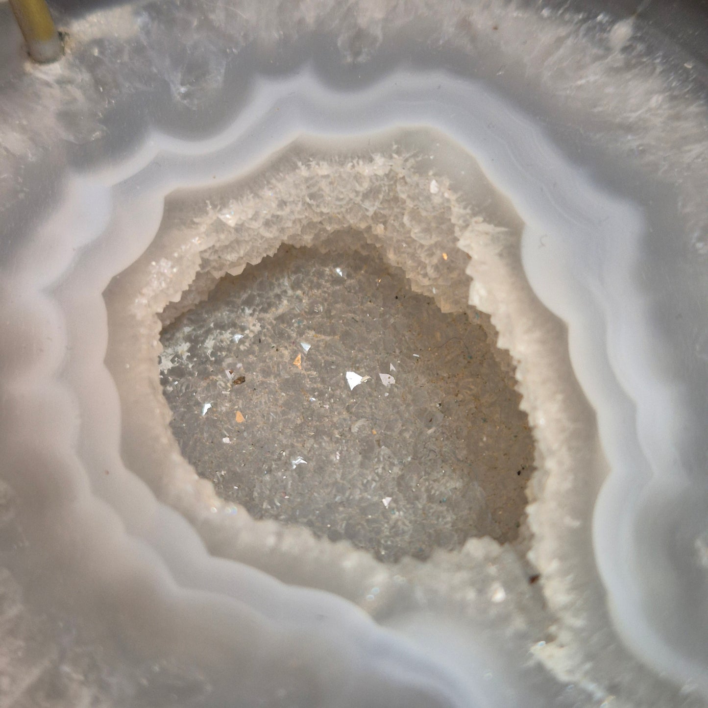 Agate / quarts candleholder 8