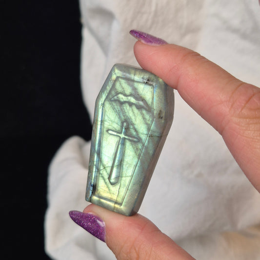 Labradorite coffin 1