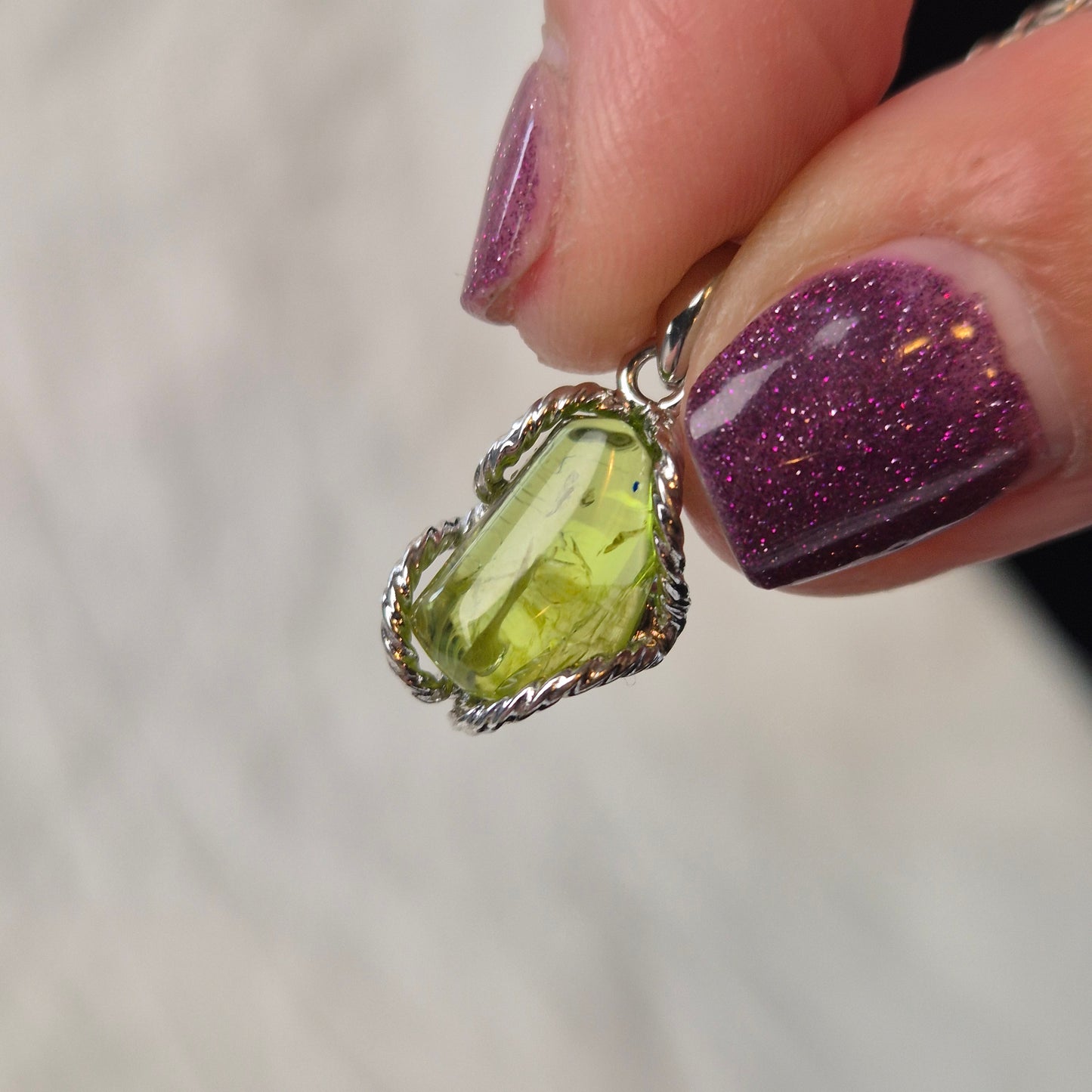 Peridot pendant 2