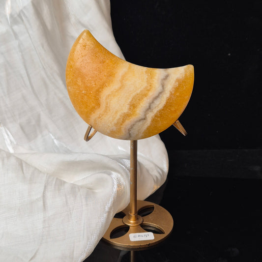Yellow calcite moon 2