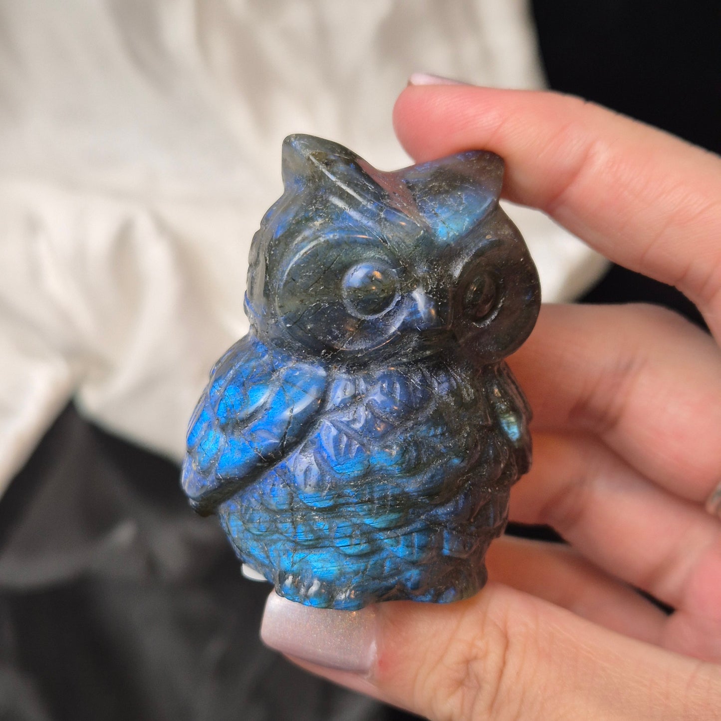 Labradorite owl 3