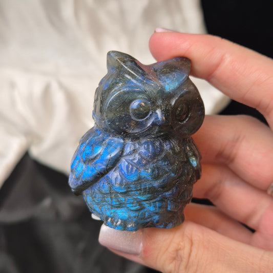 Labradorite owl 3