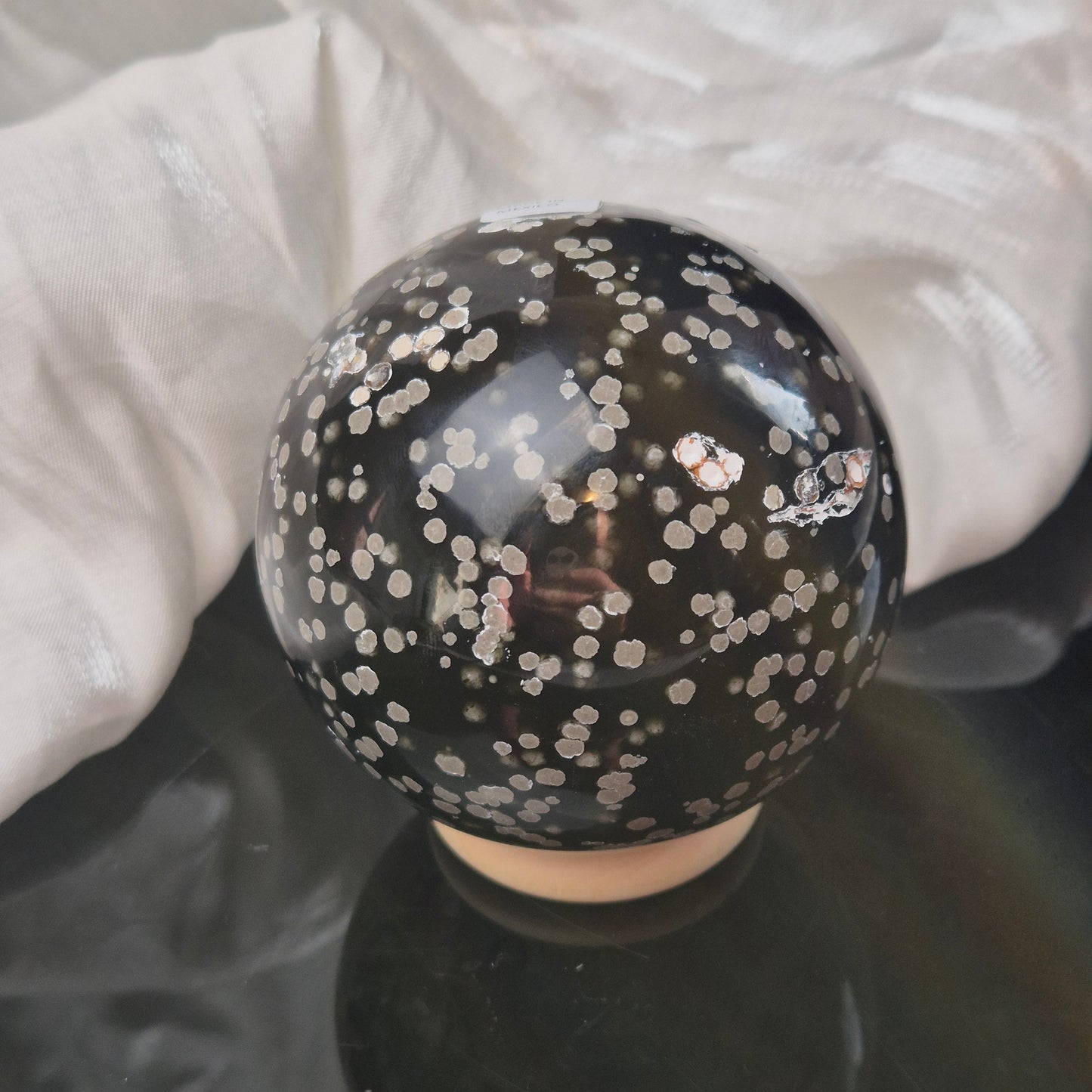 Stardust obsidian sphere 3