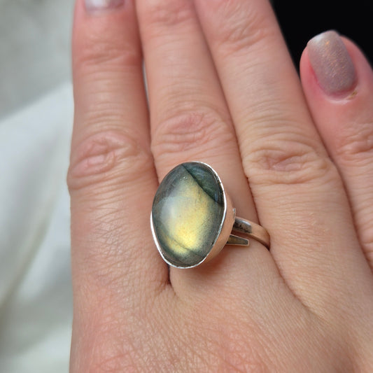 Labradorite ring 1