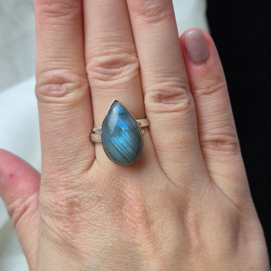 Labradorite ring 2