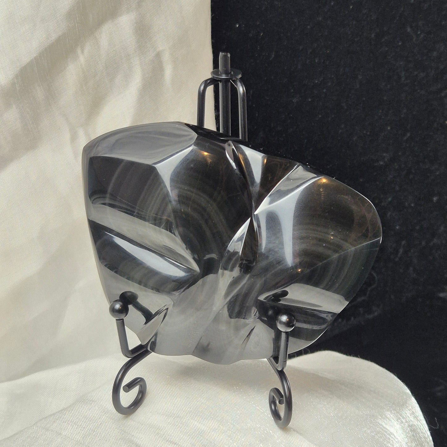 Rainbow obsidian butterfly 4