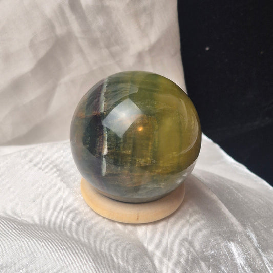 Dark green fluorite sphere 10