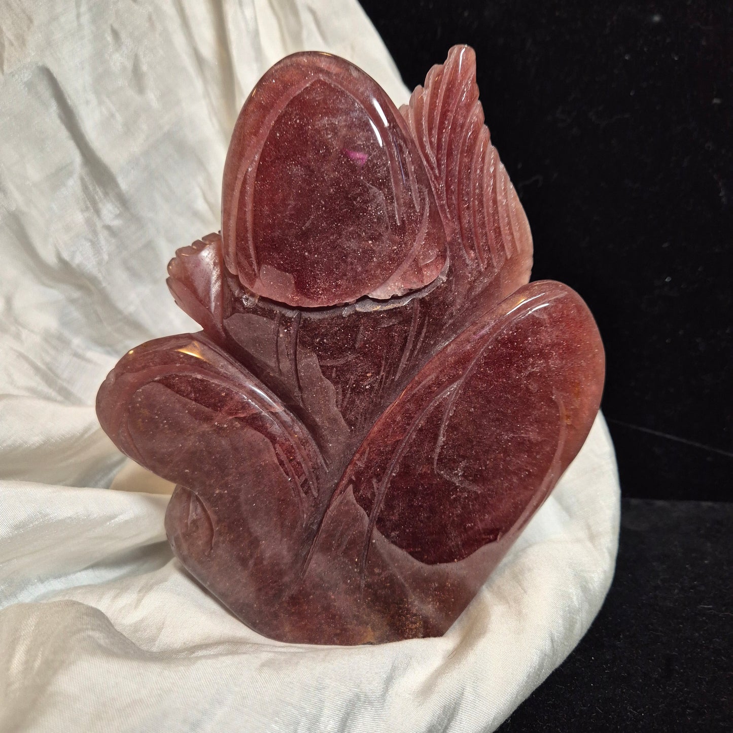 Red aventurine phoenix