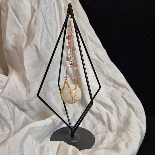 Sphereholder diamond gold