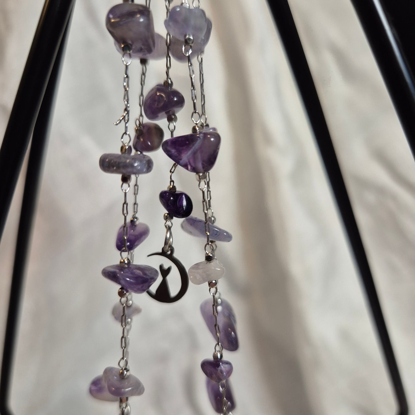 Sphereholder diamond silver