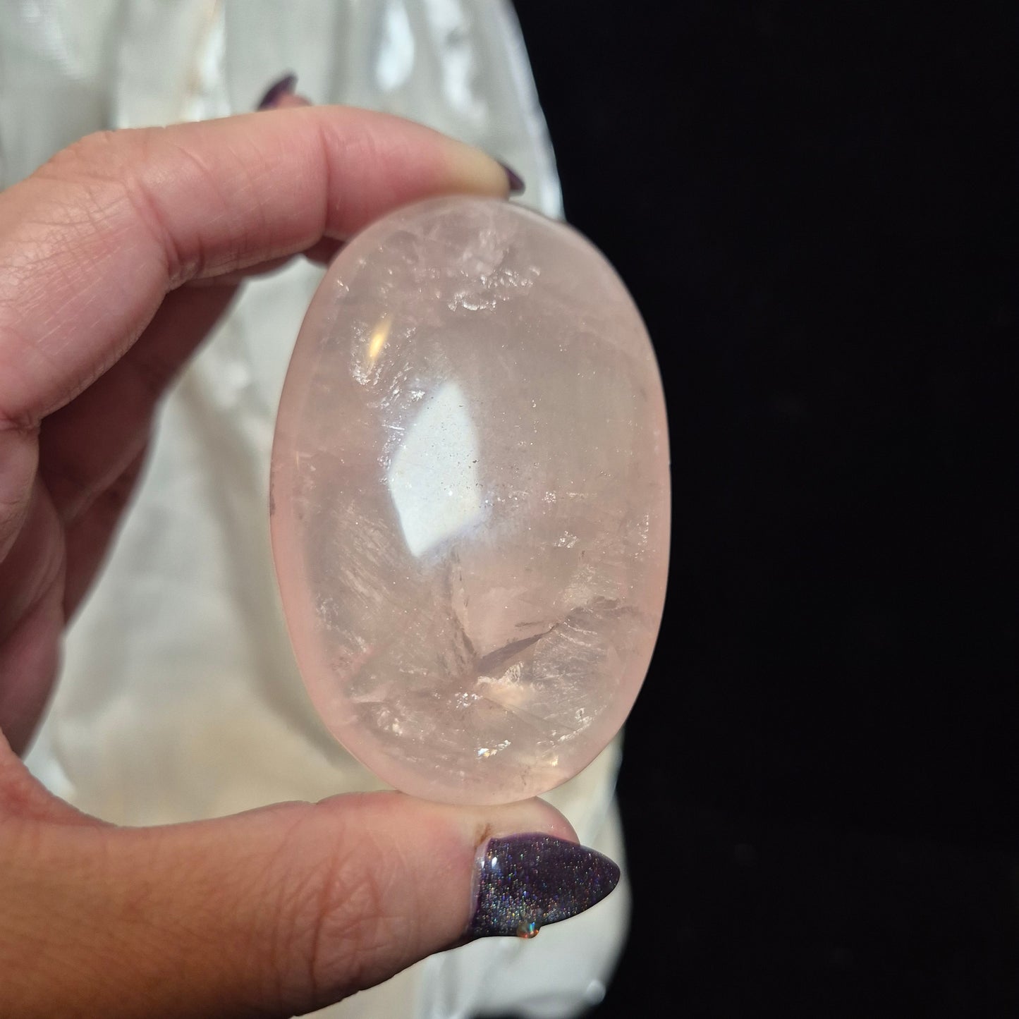 Rosequarts palmstone 5