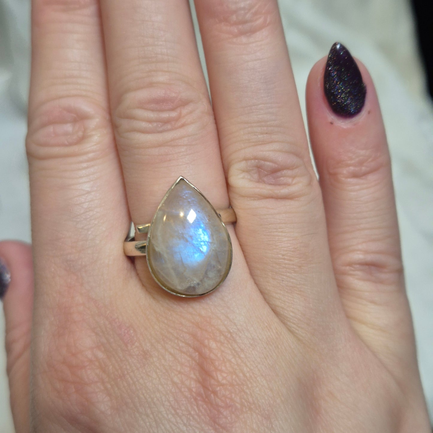 Tanzania moonstone ring 4
