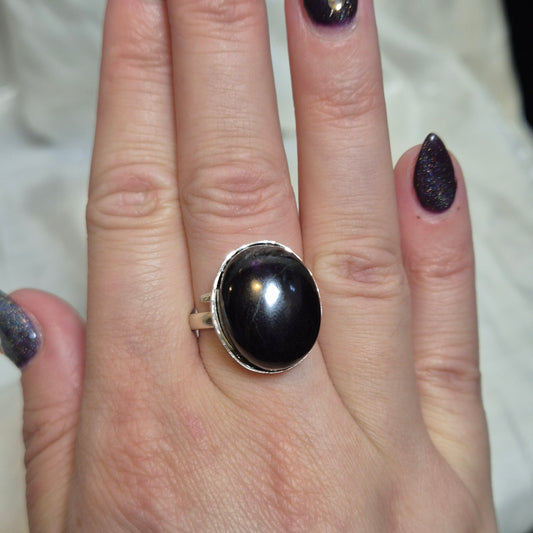 pollished purpurite ring 2