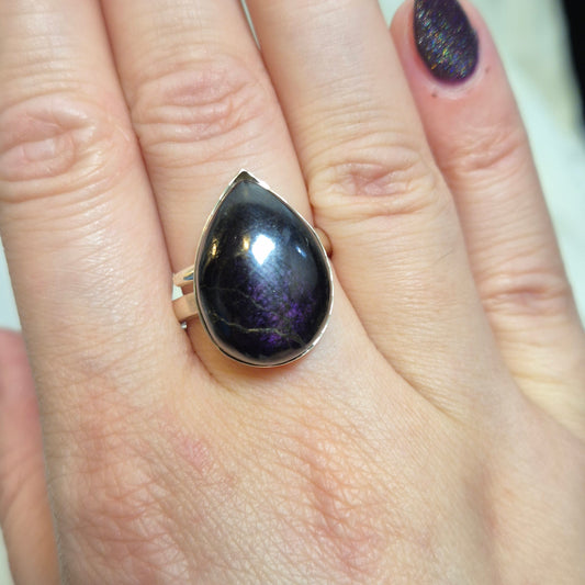 pollished purpurite ring 3