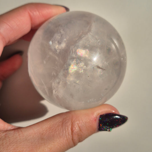 Ice fluorite sphere 1