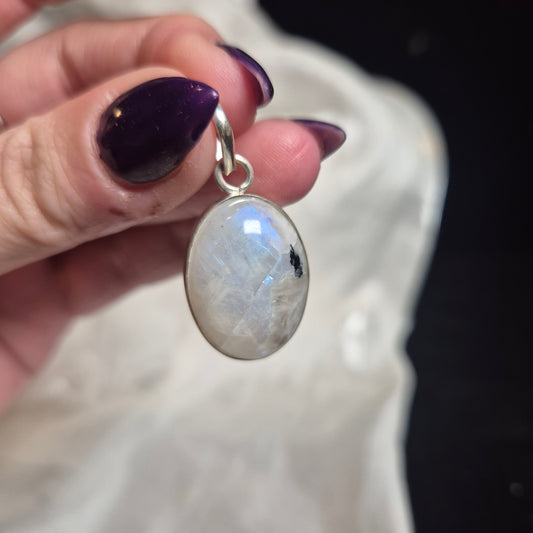 rainbow moonstone pendant 5
