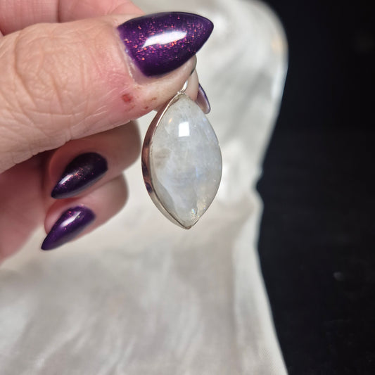 rainbow moonstone pendant 8