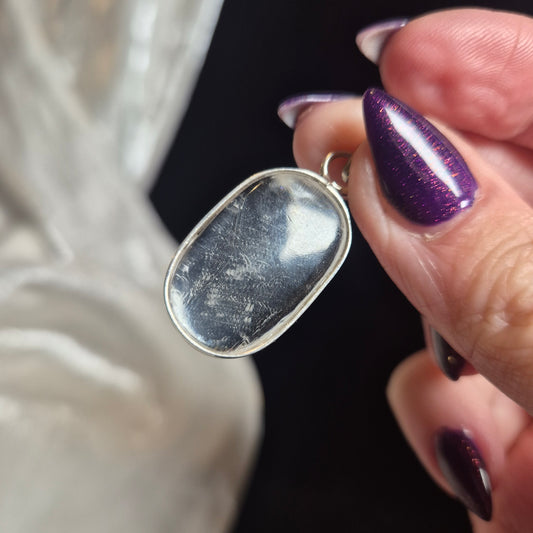 optical calcite pendant 5