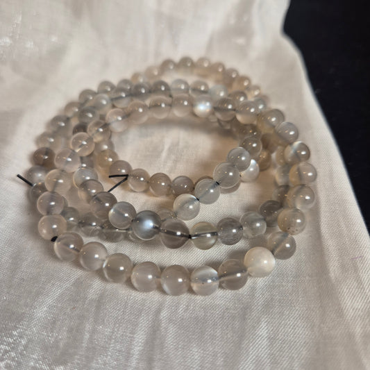 light  grey moonstone bracelet