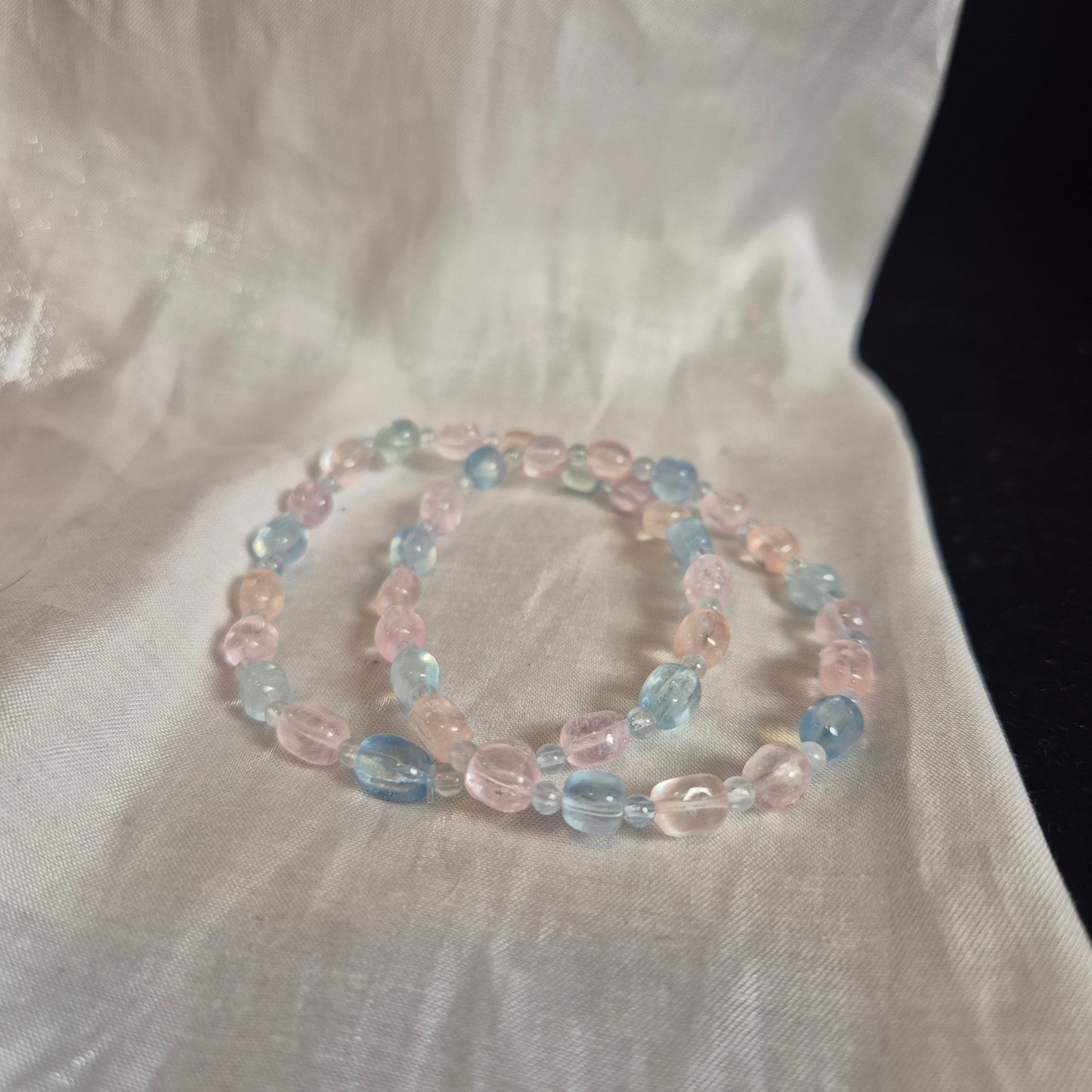 morganite mix bracelet