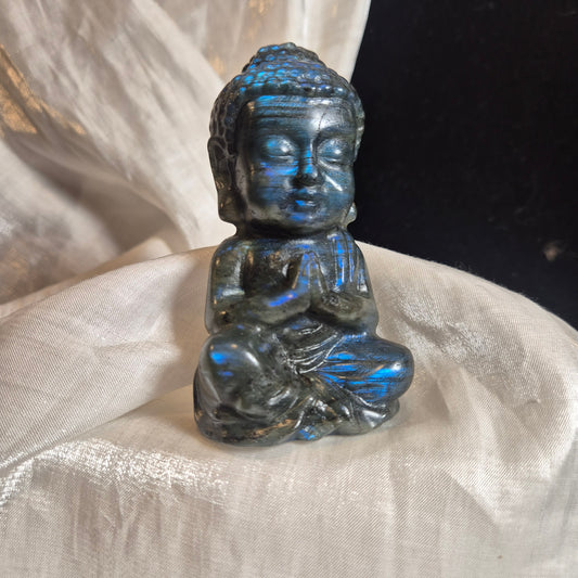 Labradorite buddha