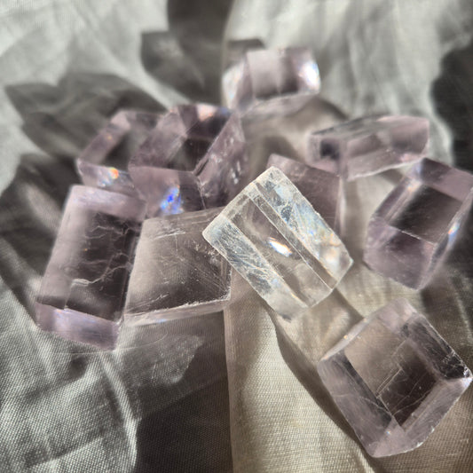 lilac calcite chunk small