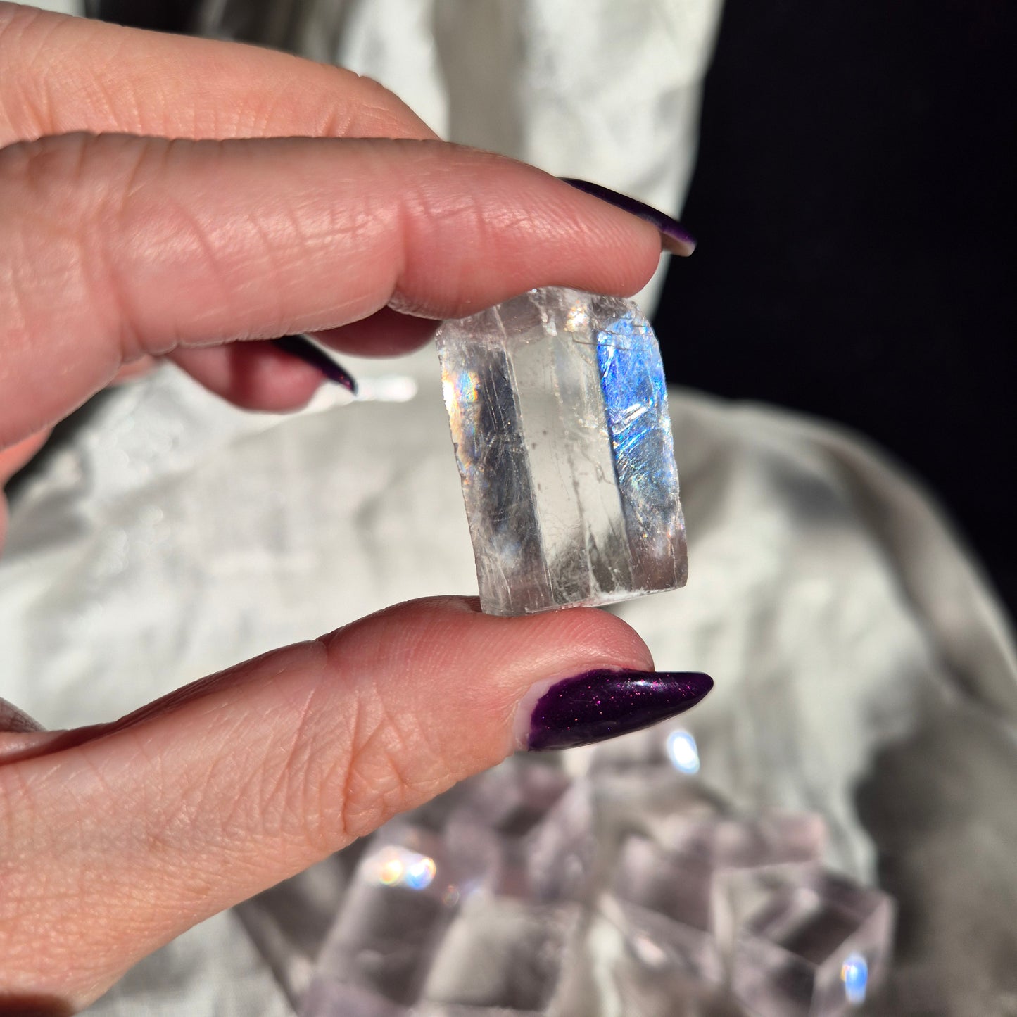 lilac calcite chunk small