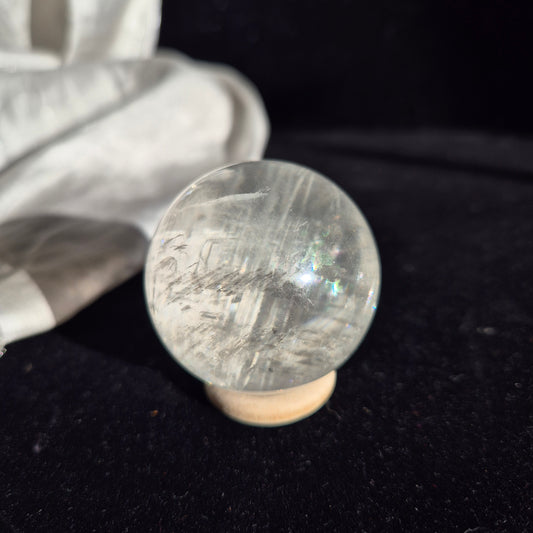 Optical clear calcite sphere 3