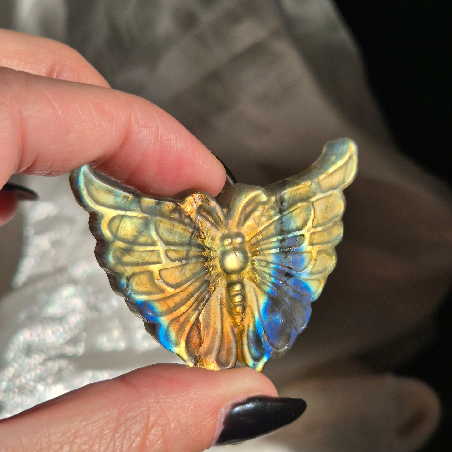 Labradorite butterfly