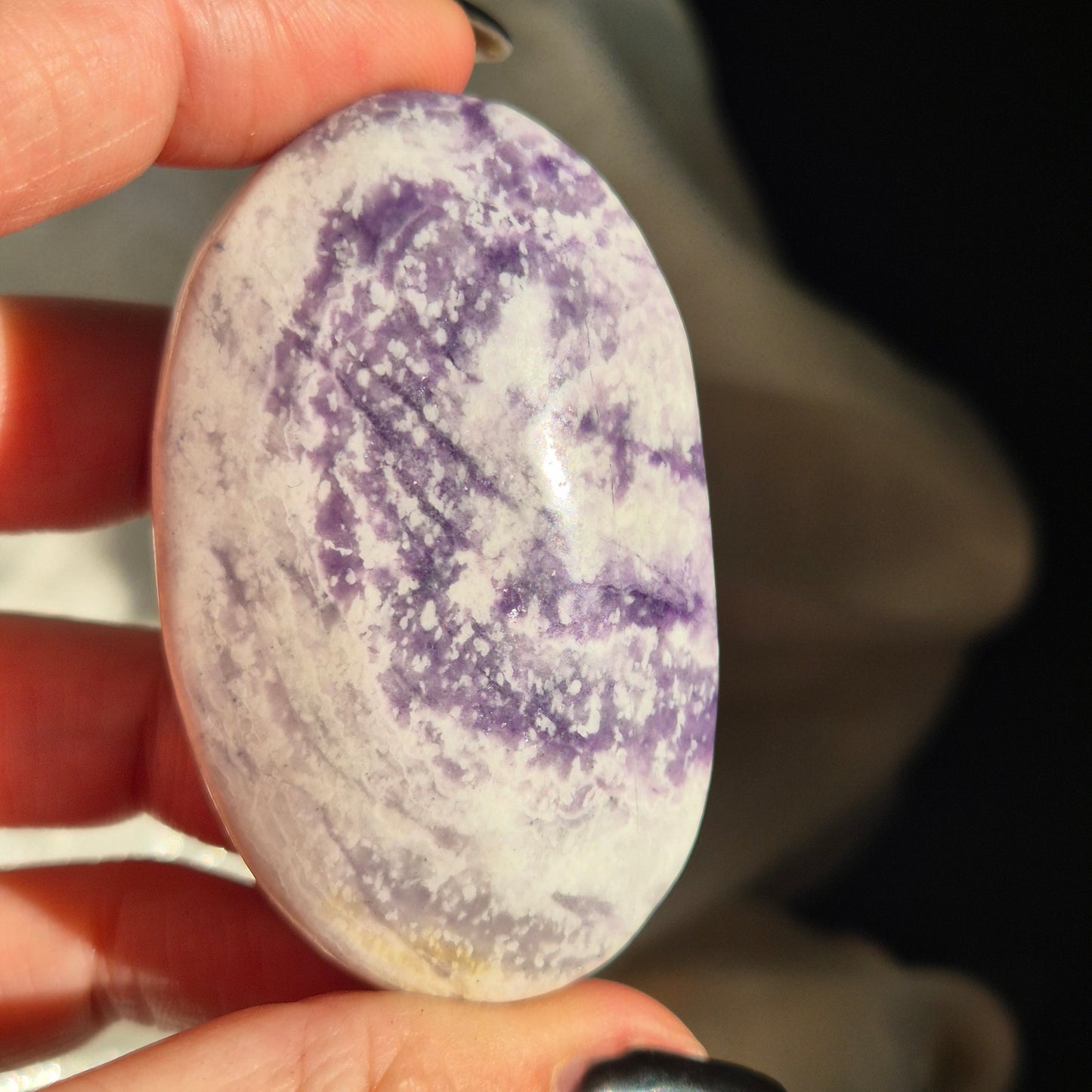 Fluorite mix palmstone 6