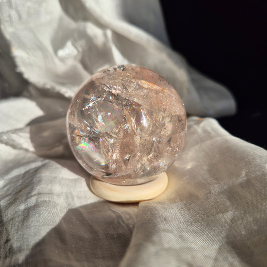 Pink quarts sphere 6 (rare)
