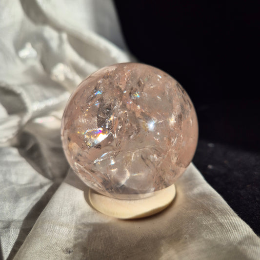 Pink quarts sphere 7 (rare)