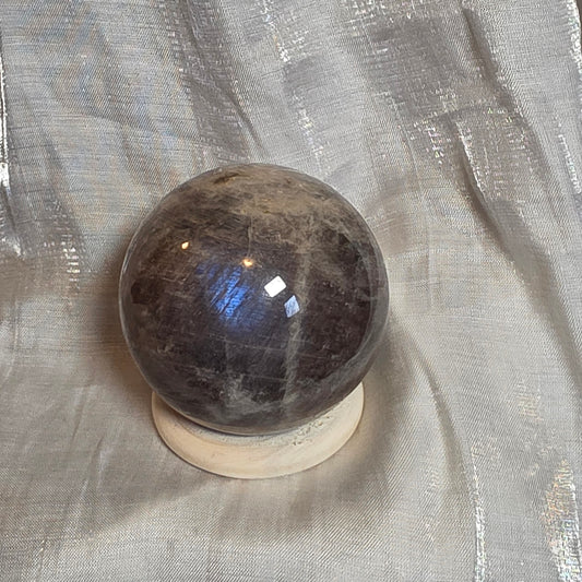 Black moonstone sphere 5