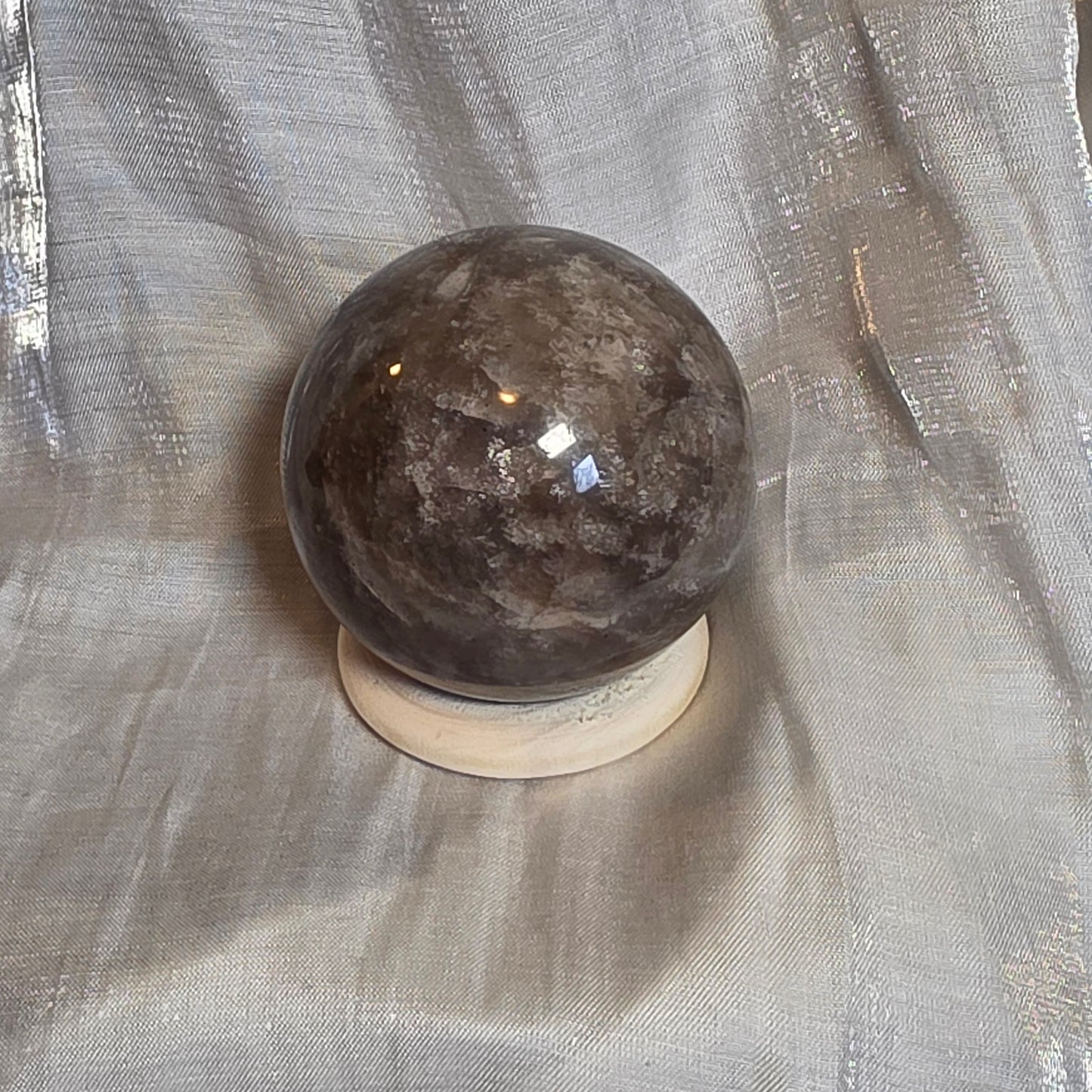 Black moonstone sphere 9