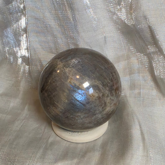 Black moonstone sphere 18