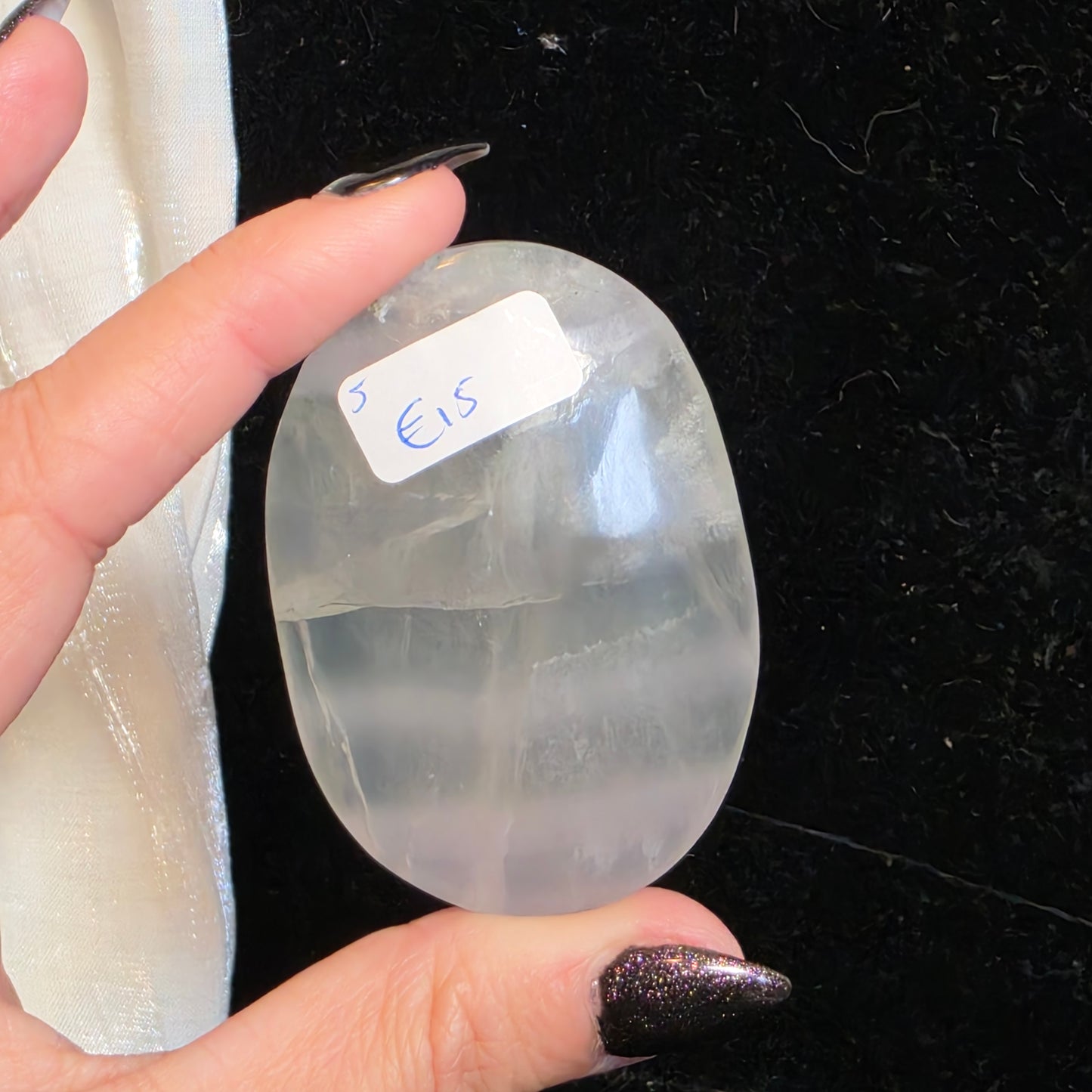 Yttrium Fluorite palmstone 5